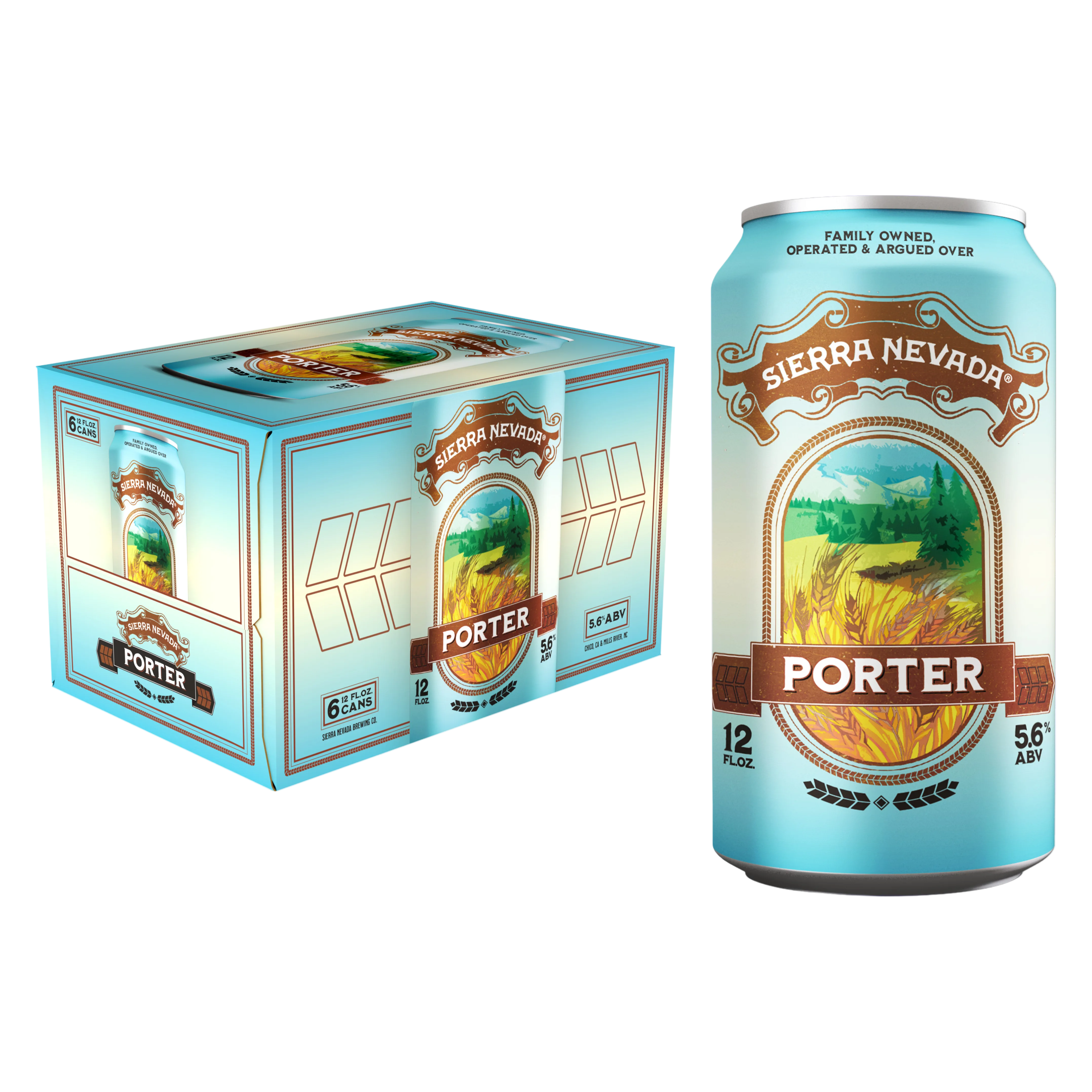 Sierra Nevada Porter Craft Beer 6pk Cans