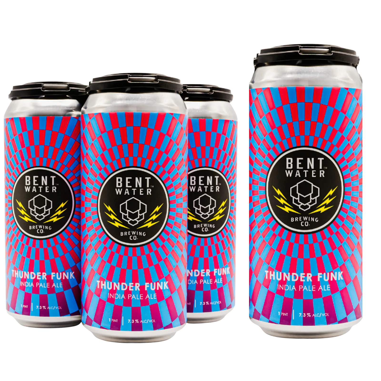 Bent Water Brewing Thunder Funk IPA 4pk 16oz Can 7.2% ABV