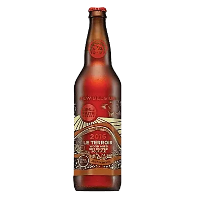 New Belgium Le Terroir - 2016 Wood Aged Dry Hopped Sour Ale (22 OZ BTL