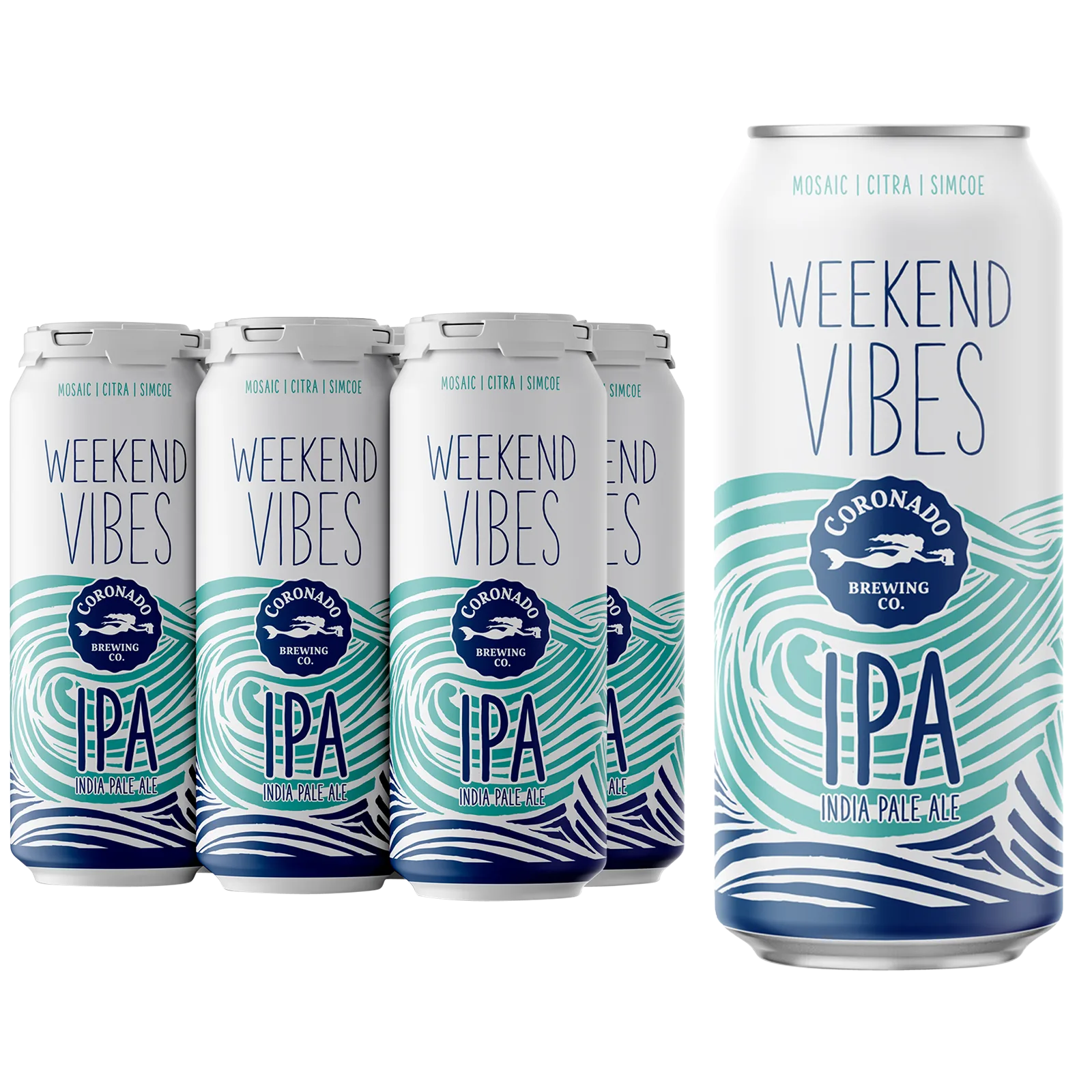 Coronado Weekend Vibes IPA 6pk 16oz Can 6.8% ABV