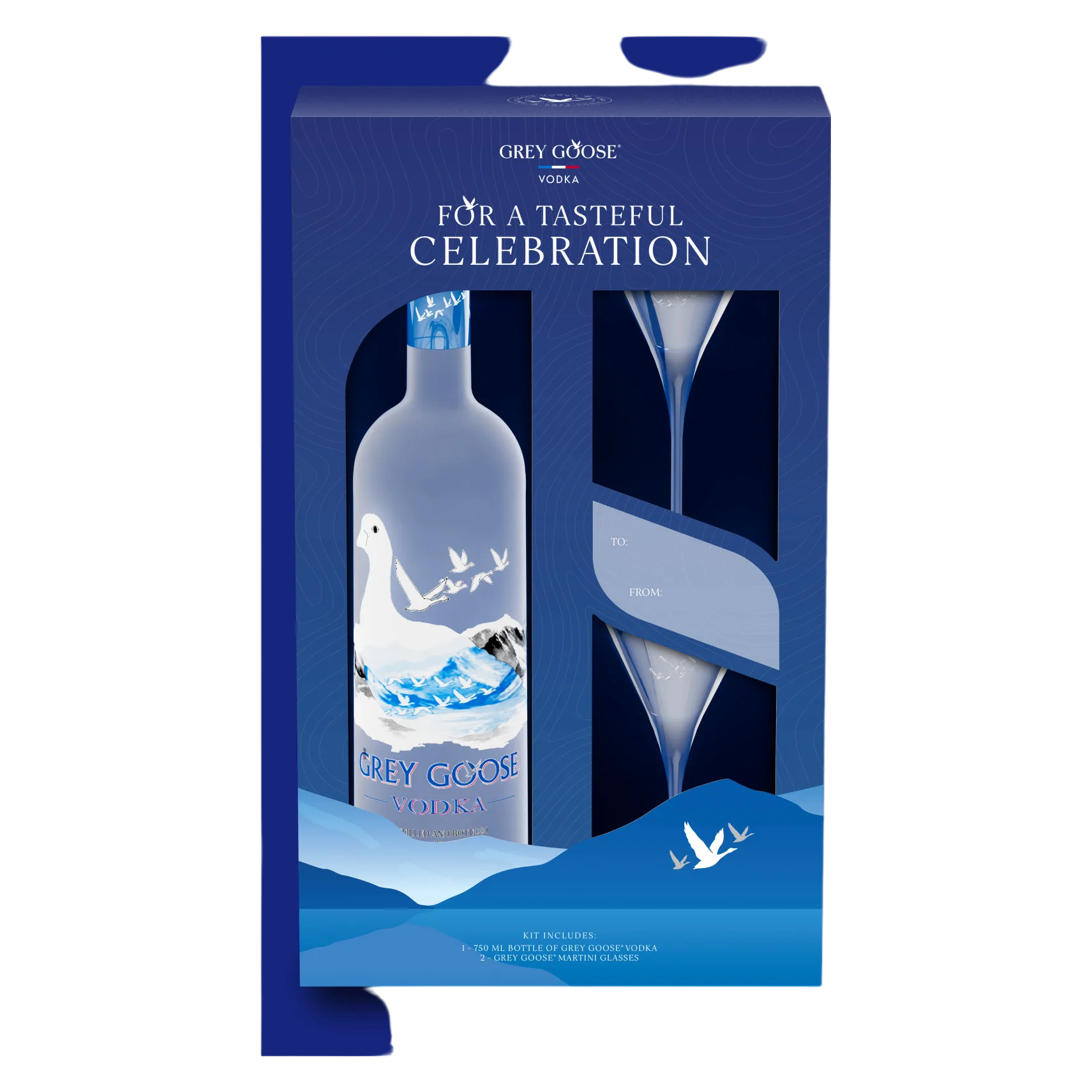 Grey Goose Vodka Gift Set (80 Proof