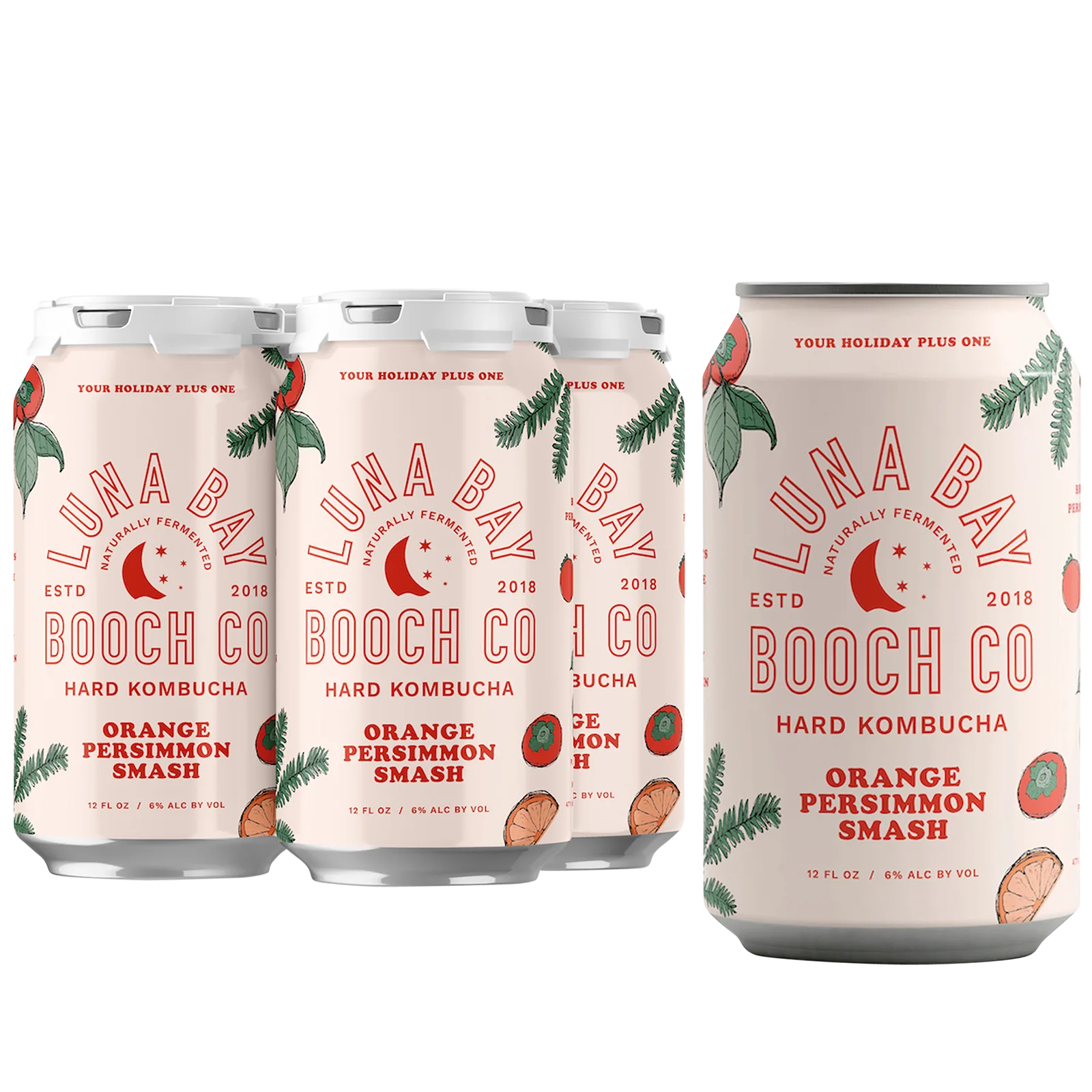 Luna Bay Limited Edition Hard Kombucha 4pk 12oz Can 6.0% ABV