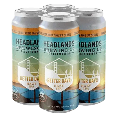 Headlands Brewing Trailblazer Series - Better Days Hazy 4pk 16oz Can