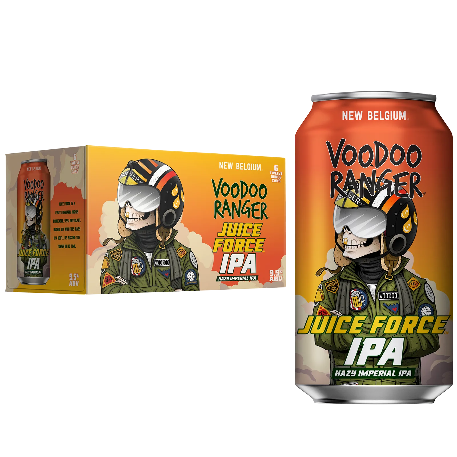 New Belgium Voodoo Ranger Juice Force IPA 6pk Can 9.5% ABV