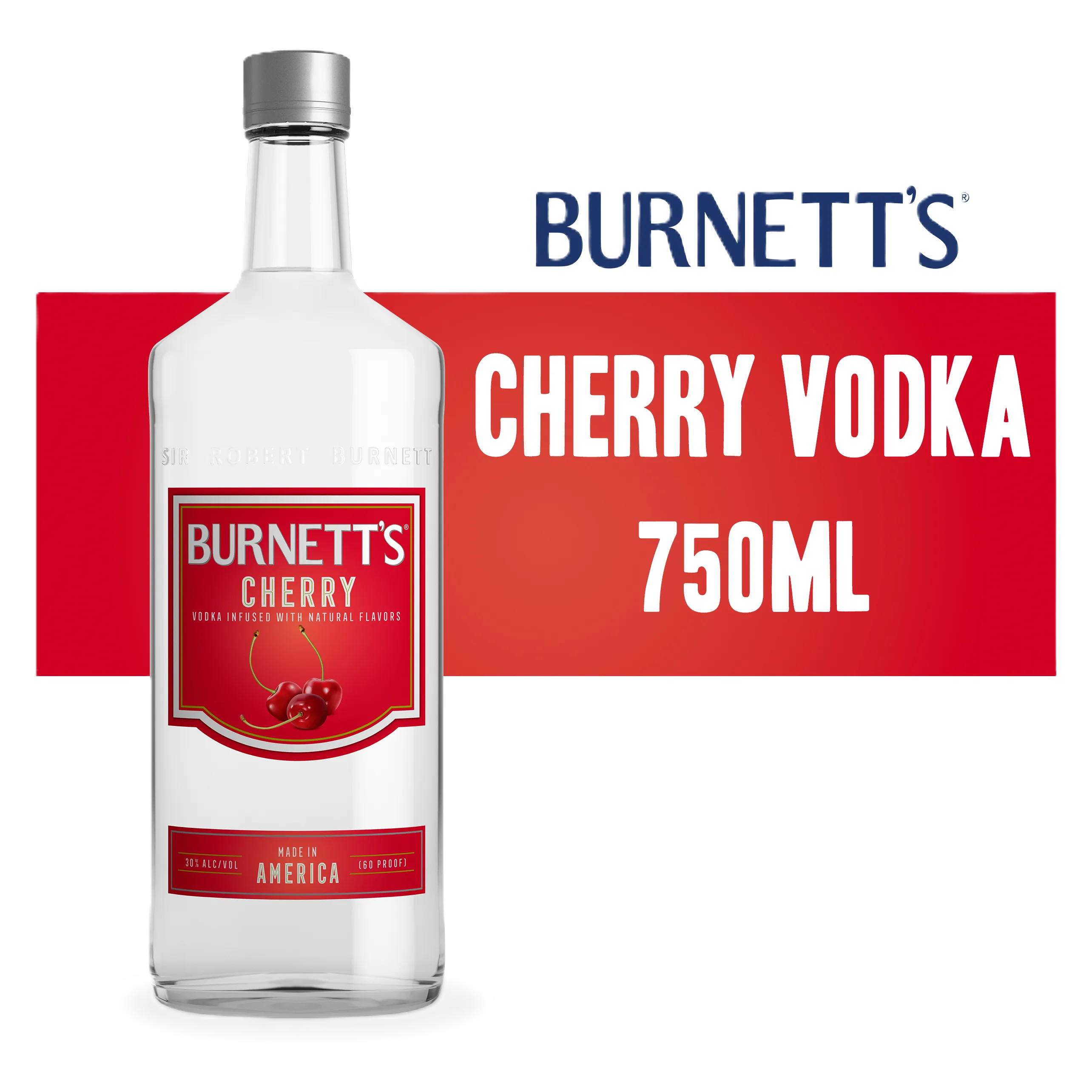 Burnetts Cherry Flavored Vodka