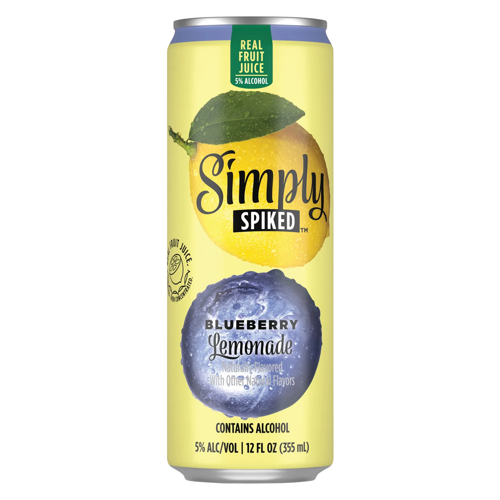 Simply Spiked Blueberry Lemonade 12oz Can 5% ABV