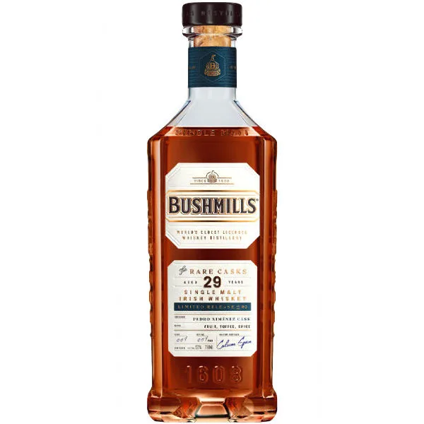 Bushmills Rare Casks 29 Year Old Pedro Ximenez Cask Single Malt Irish Whiskey 750Ml