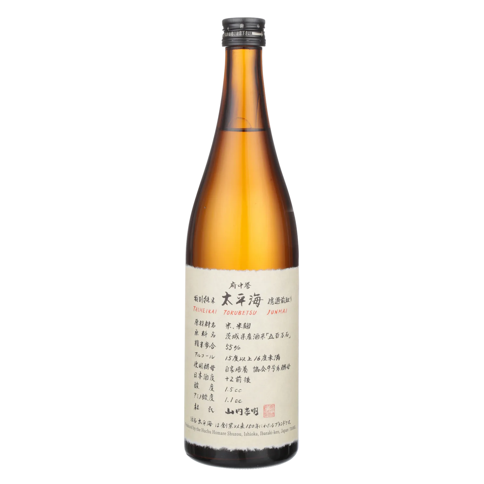 Taiheikai Tokubetsu Junmai 720ml Btl