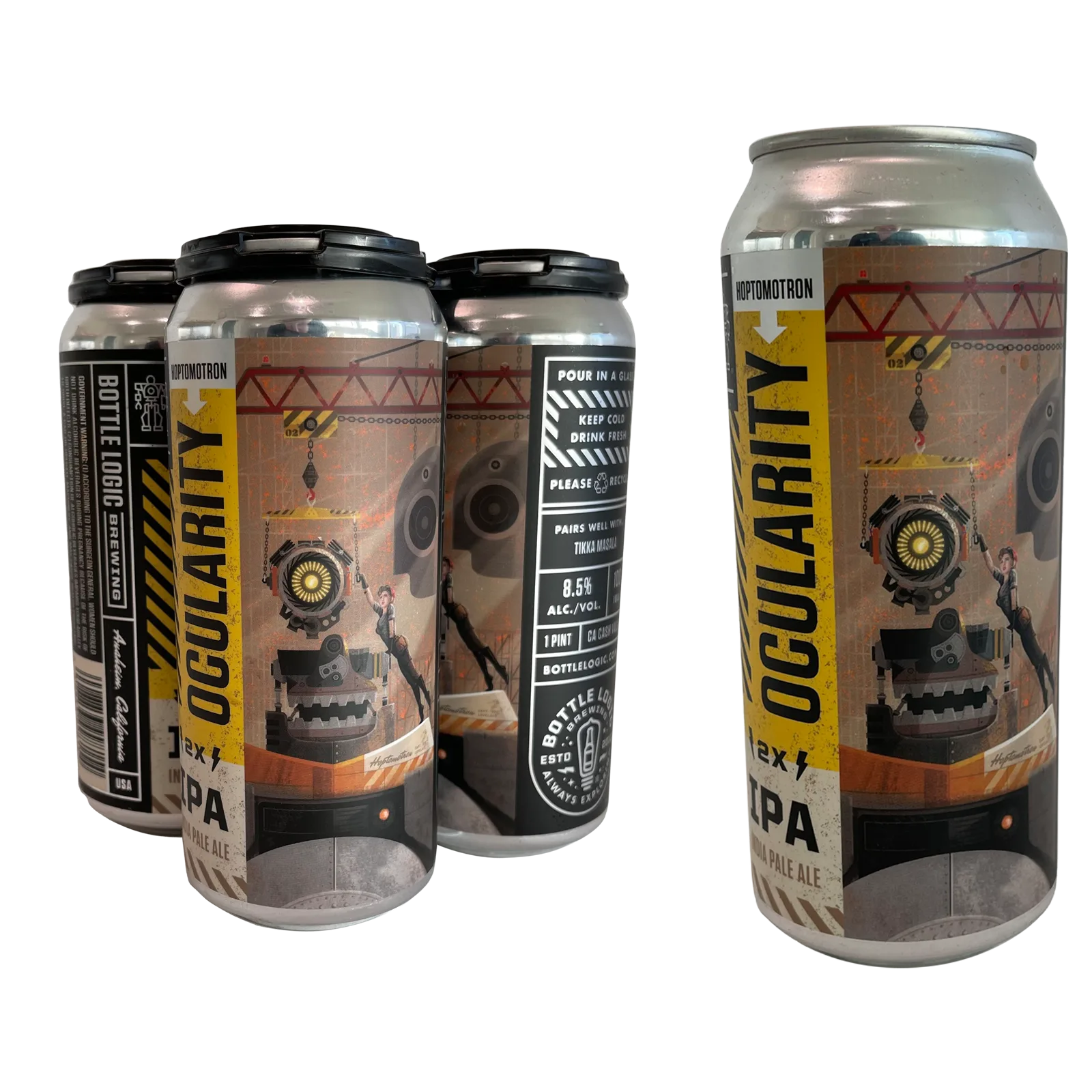 Logic Brewing Ocularity Double IPA 4pk 16oz Can