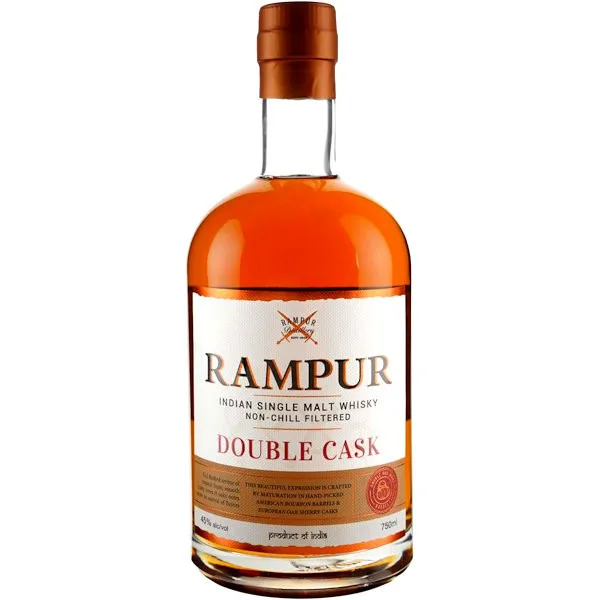 Rampur Double Cask Indian Single Malt Whisky 750Ml