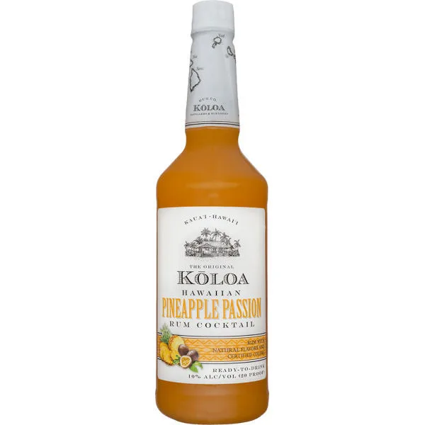Koloa Hawaiian Pineapple Passion Rum Cocktail 1L