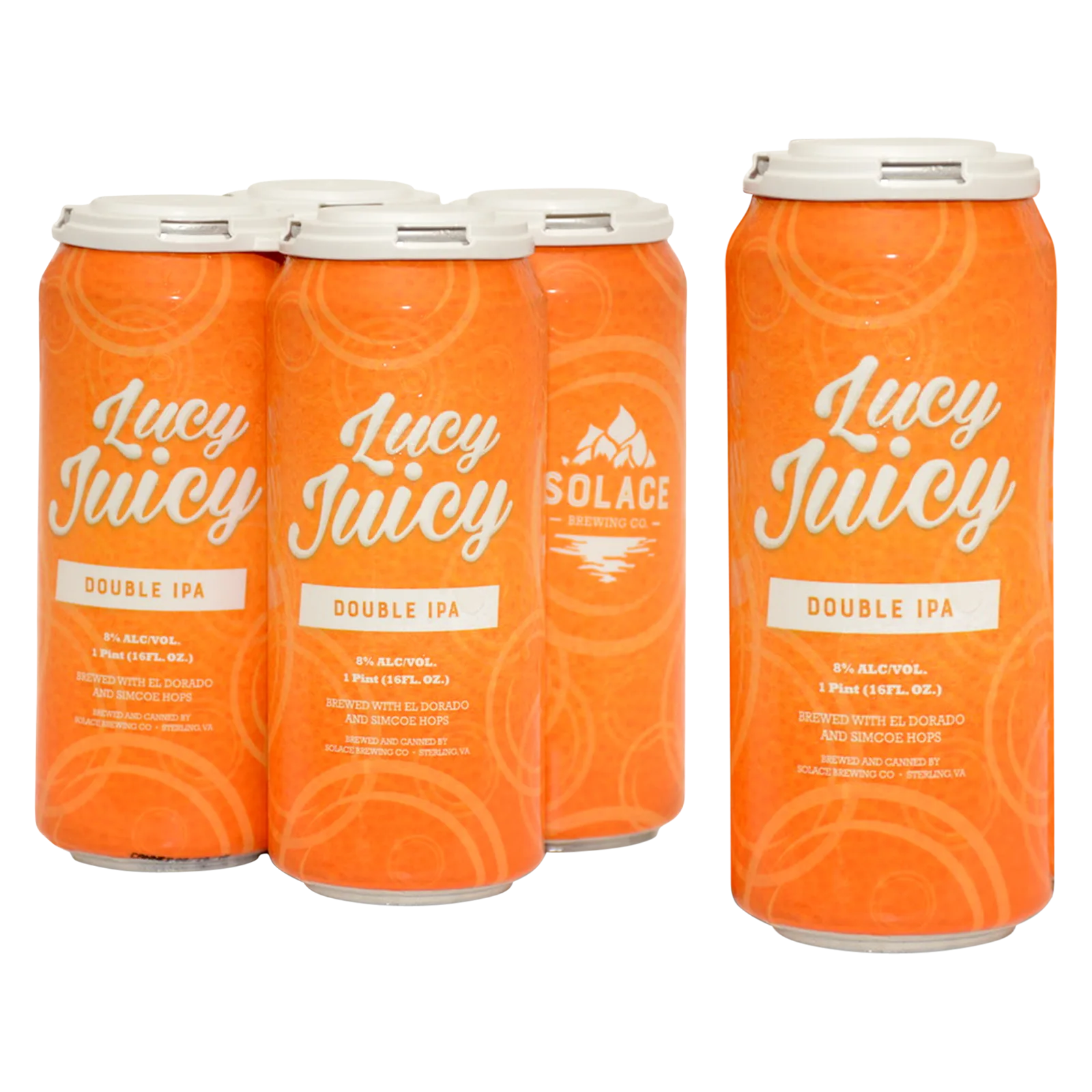 Solace Lucy Juicy DIPA 4pk 16oz Can 8.0% ABV