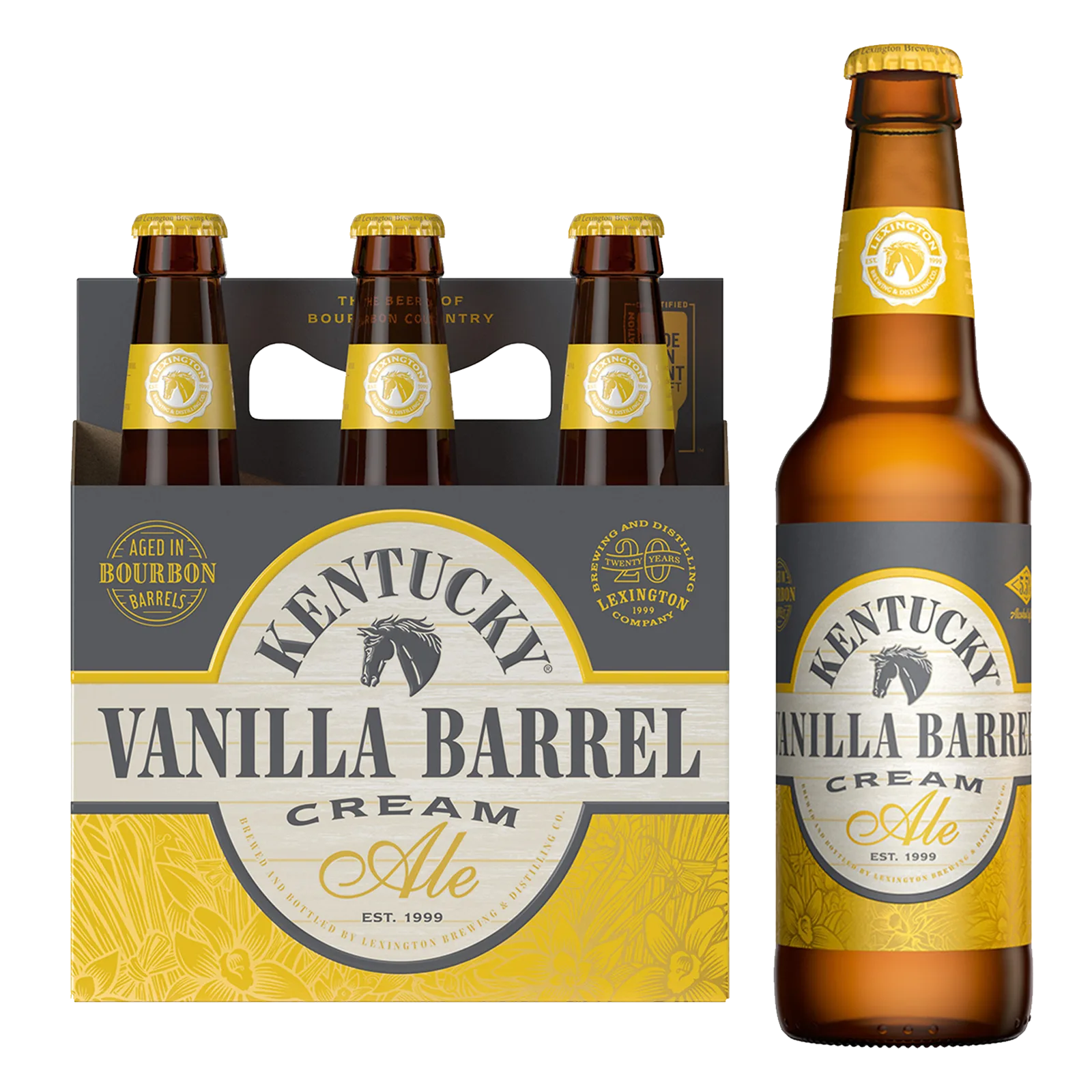 Lexington Brewing Kentucky Vanilla Barrel Cream Ale 6pk Btl 5.5% ABV