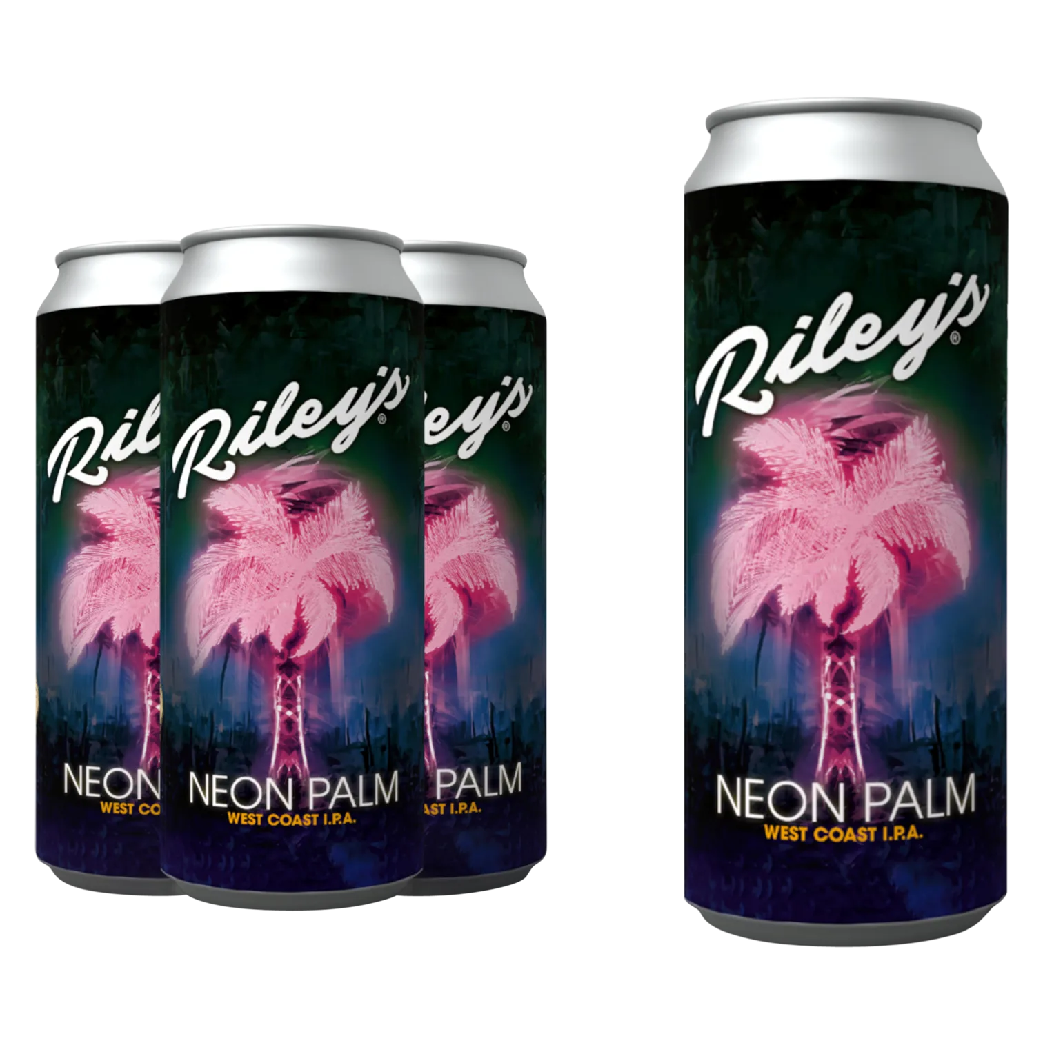 Riley's Brewing Co. Neon Palm IPA (4PKC