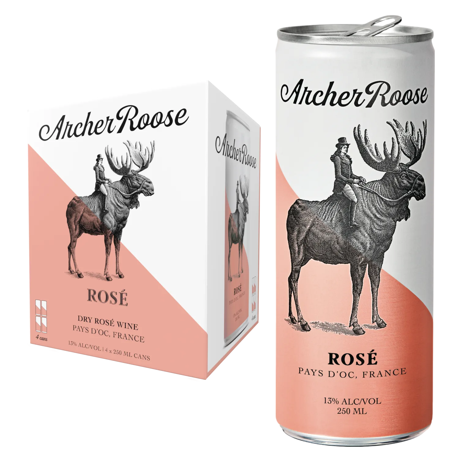 Archer Roose Wines Rosé 4pk 250ml Cans