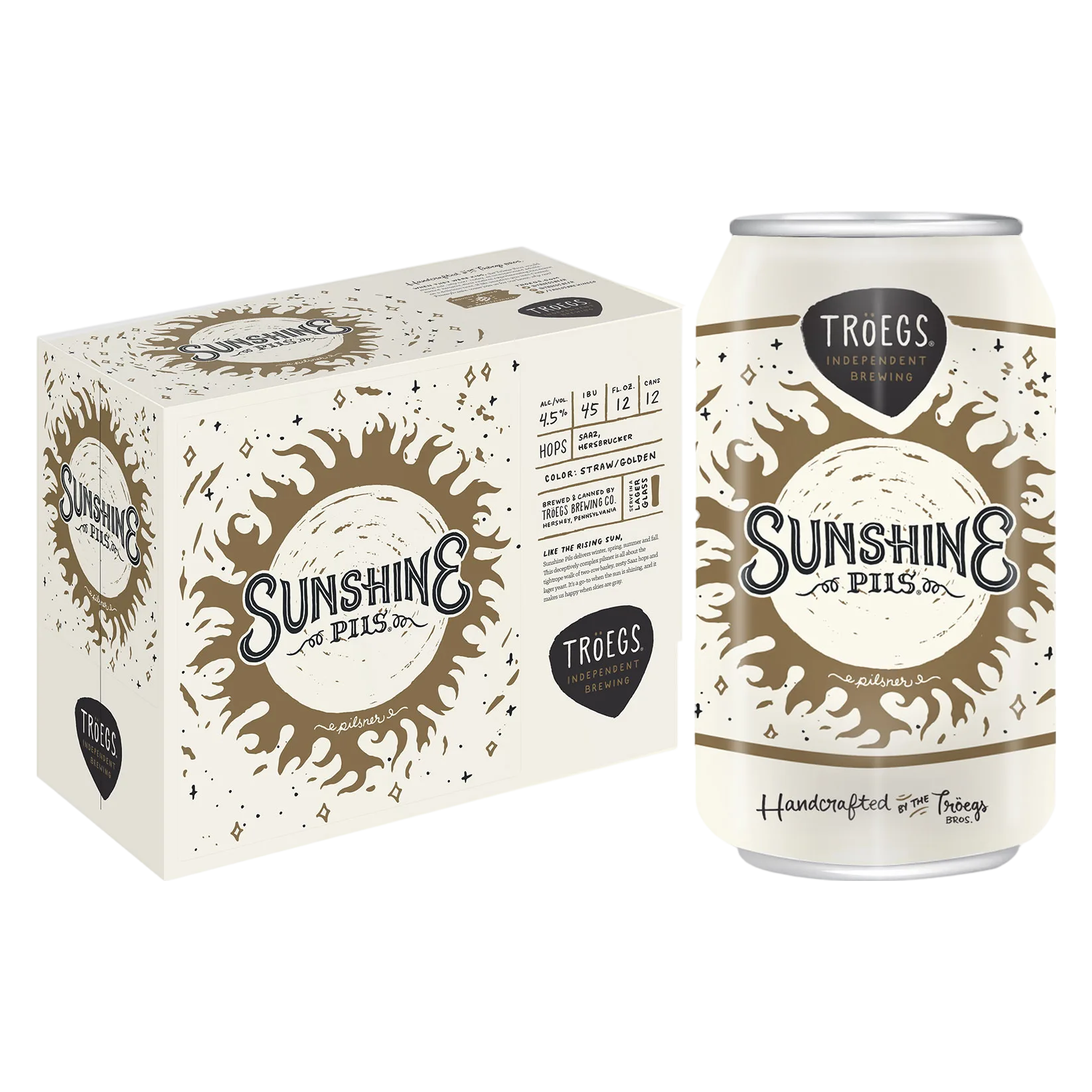 Troegs Sunshine Pills 4 Pack 16 oz Cans