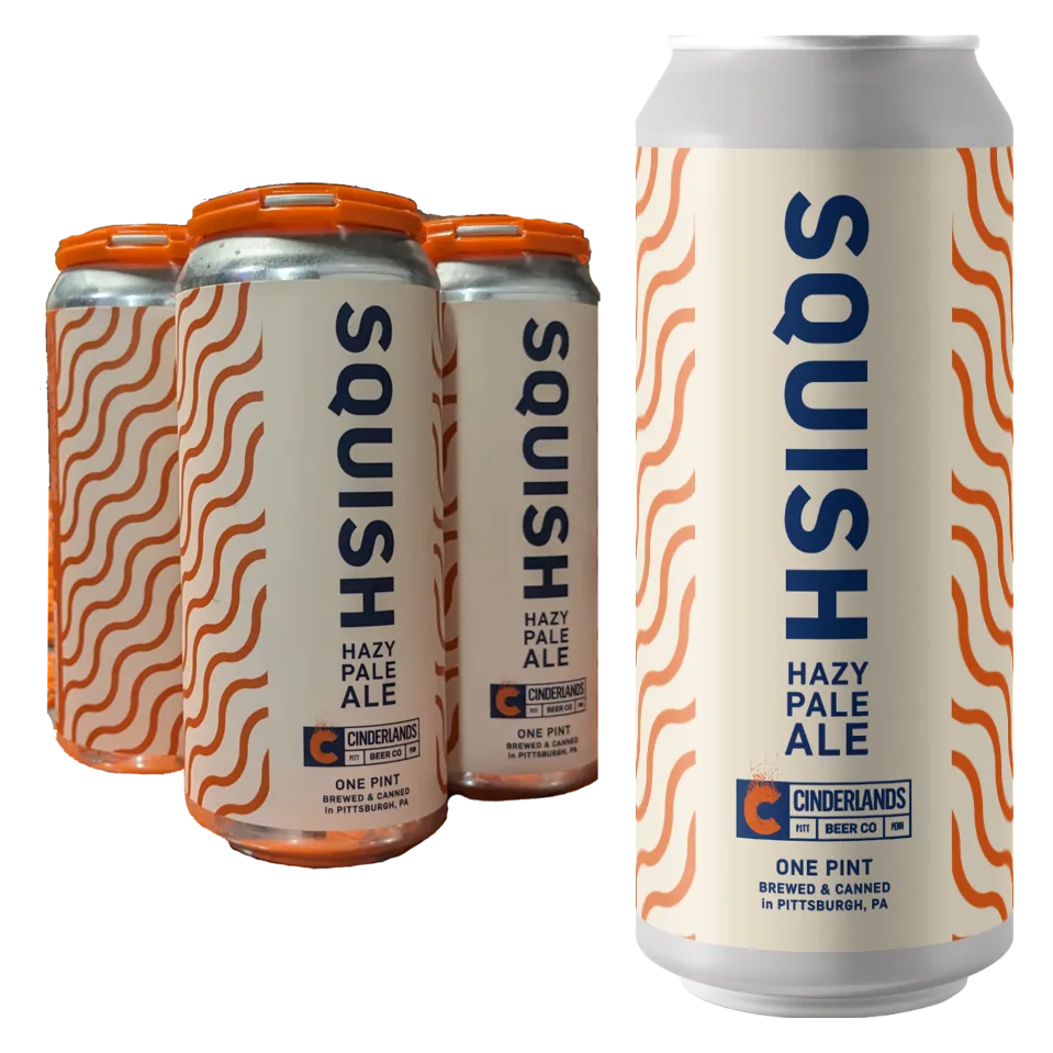 Cinderlands Squish Hazy Pale Ale 4pk 16oz Cans 5.5% ABV