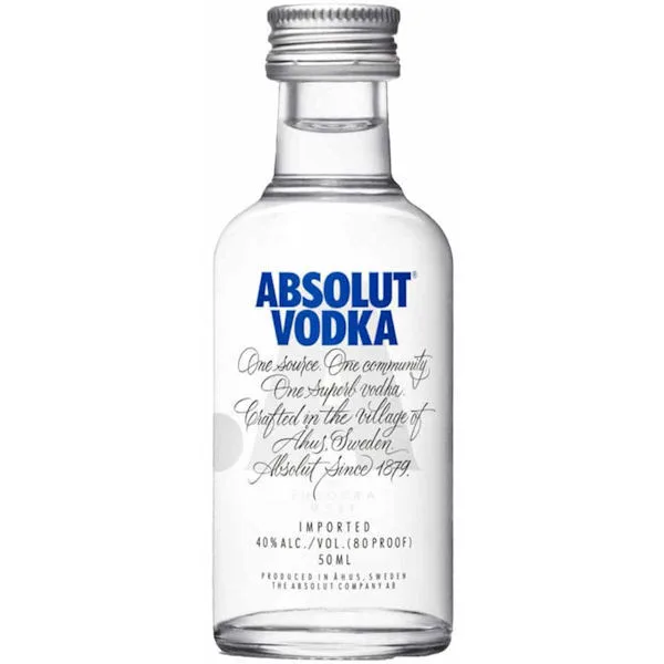 50Ml Mini Absolut Swedish Grain Vodka