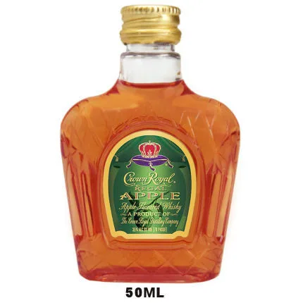 50Ml Mini Crown Royal Regal Apple Flavored Canadian Whisky