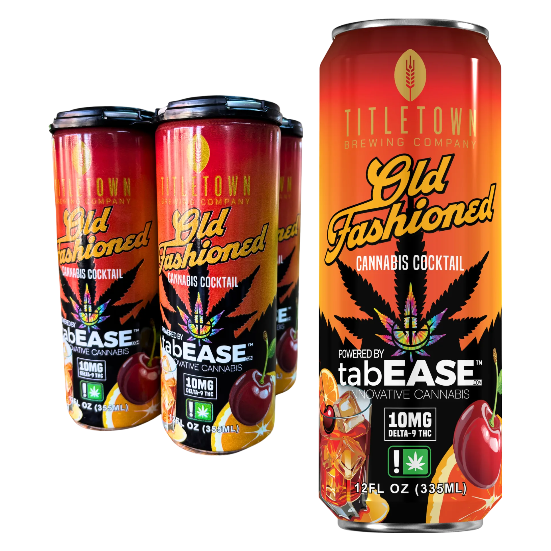 Titletown 10mg THC Old Fashioned Cannabis Cocktail 4pk Can