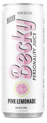 Becky Personality Juice Pink Lemonade Hard Seltzer (6Pkc 12 Oz)