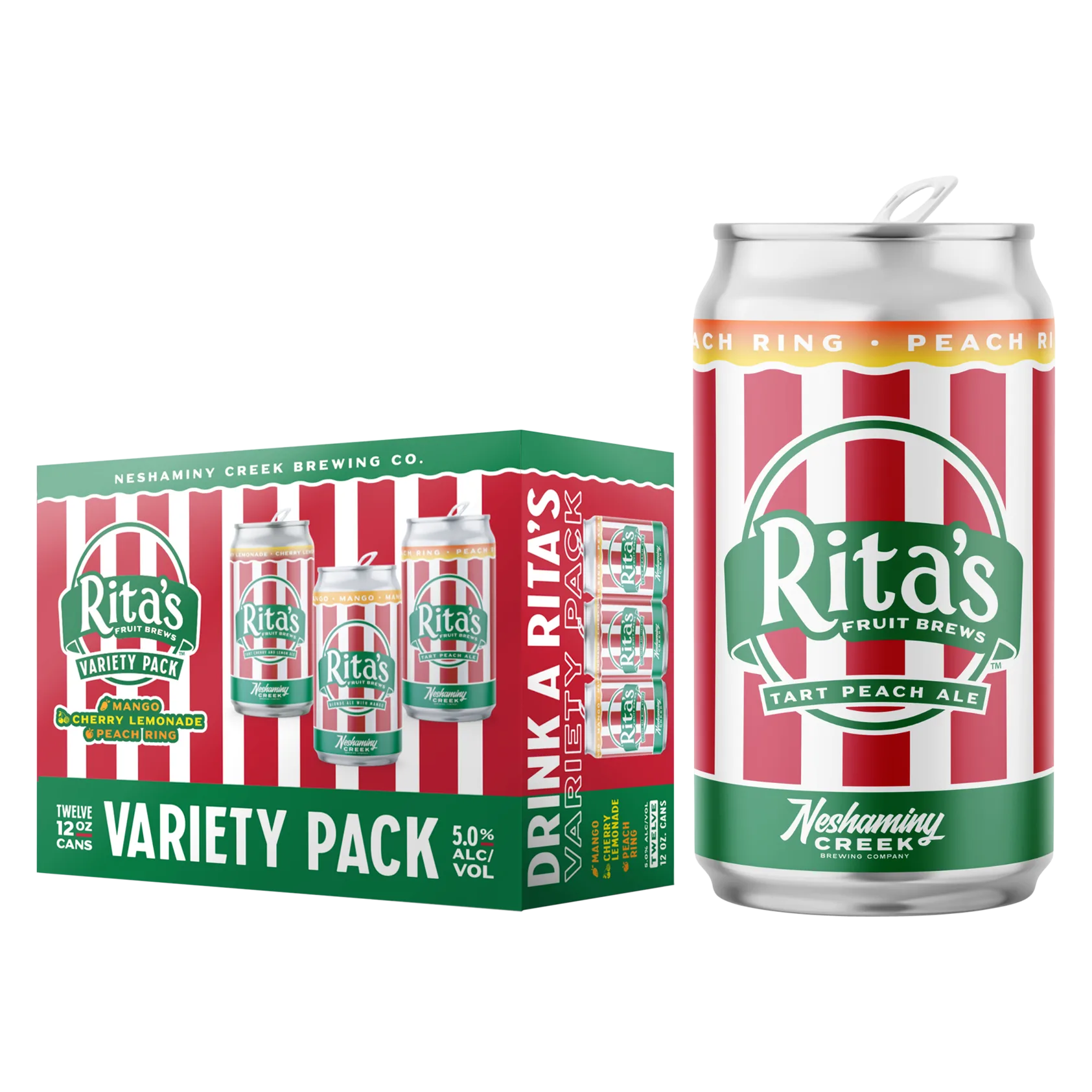 Neshaminy Creek Rita's Fruit Brews Variety 12pk Can 5.0% ABV