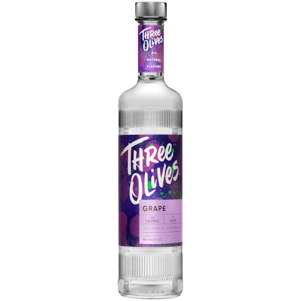 Three Olives Grape Vodka 750Ml