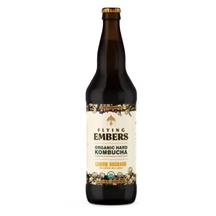 Flying Embers Lemon Orchard Hard Kombucha (22 OZ BTL)