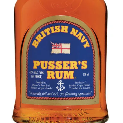 Pussers Dark Guyana Rum 750Ml