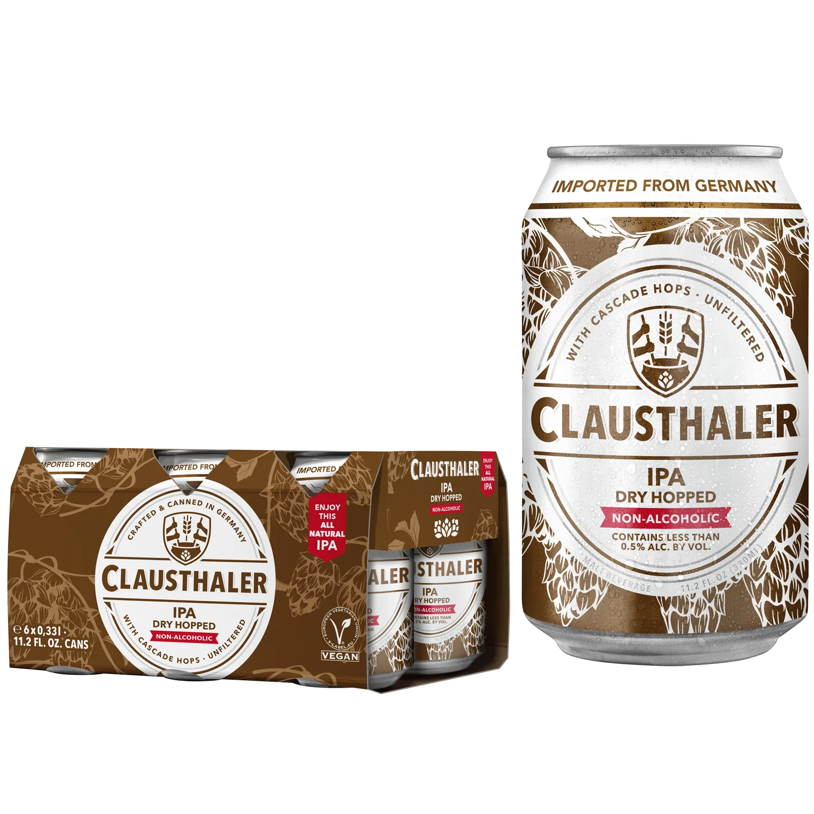 Clausthaler Dry Hopped Non-Alcoholic 6pk 12oz Can 0.0% ABV