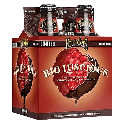 Founders Brewing Limited Series - Big Luscious Stout 4pk Btl
