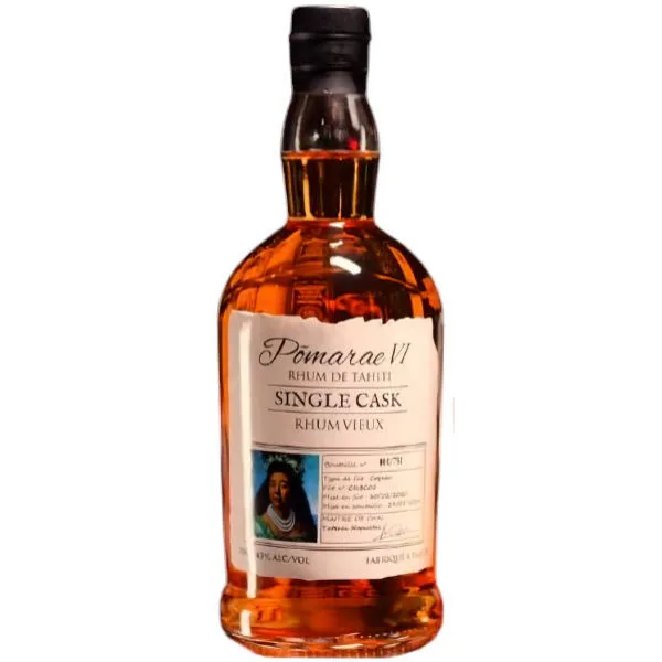 Tahiti Rhum Co Pomarae Vi Single Cask Rum 700Ml
