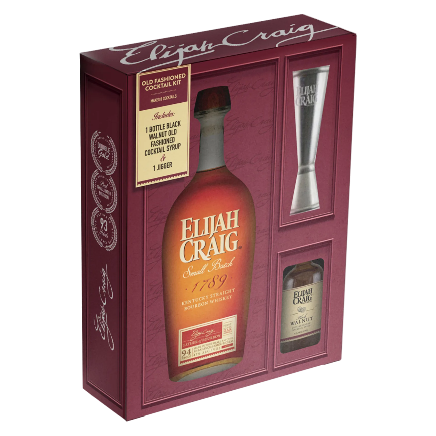 Elijah Craig Bourbon Gift Set (94 Proof