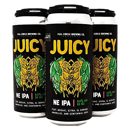 Full Circle Brewing Juicy NE IPA 4pk 16oz Can
