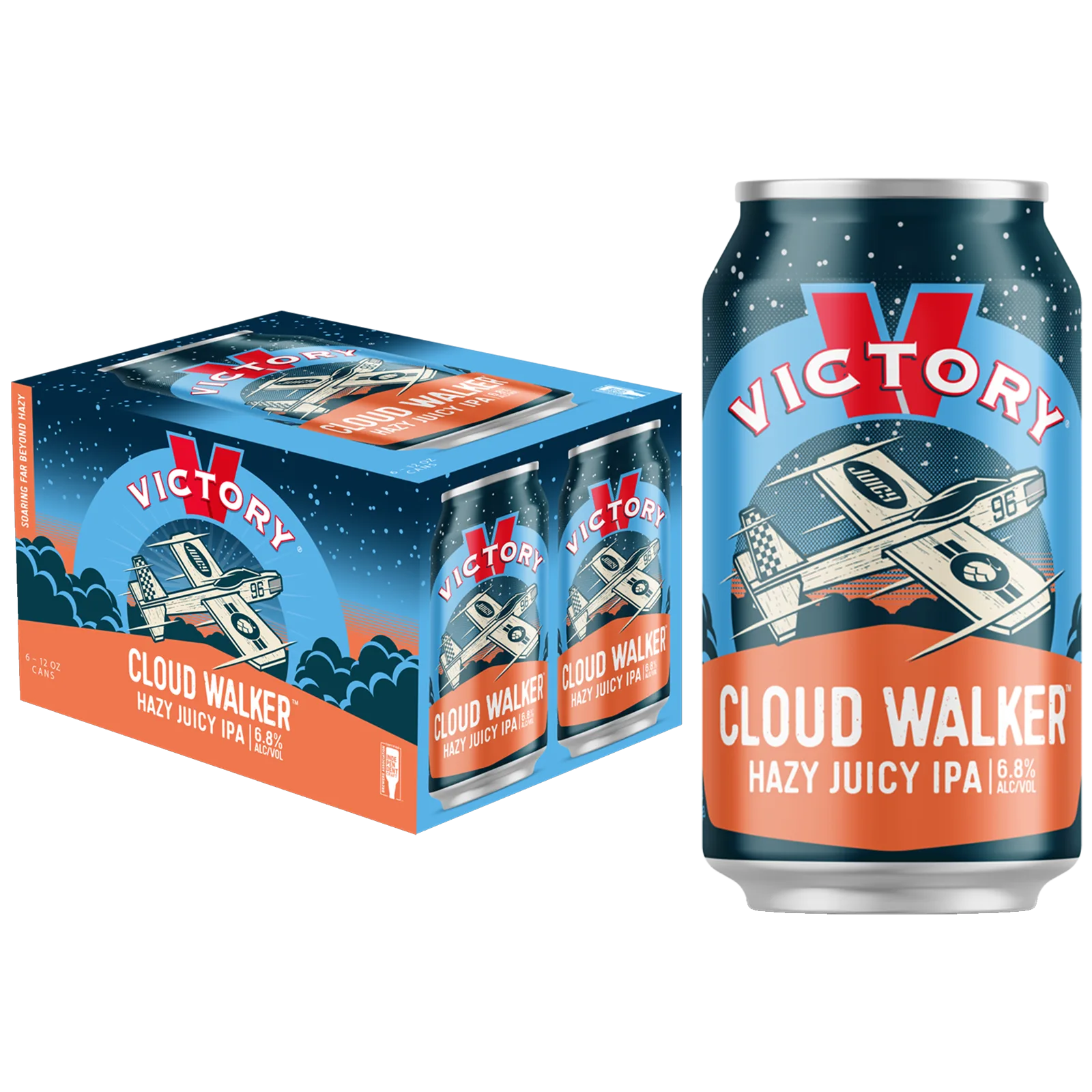Victory Cloud Walker IPA 6pk Can 6.8% ABV