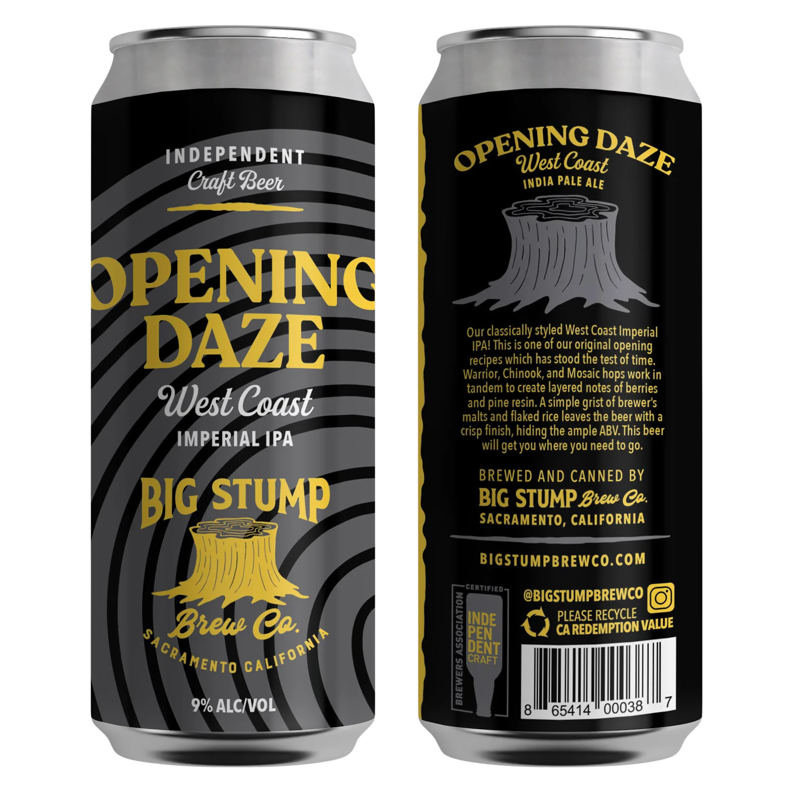 Big Stump Brew Co. Opening Daze Imperial IPA 4pk