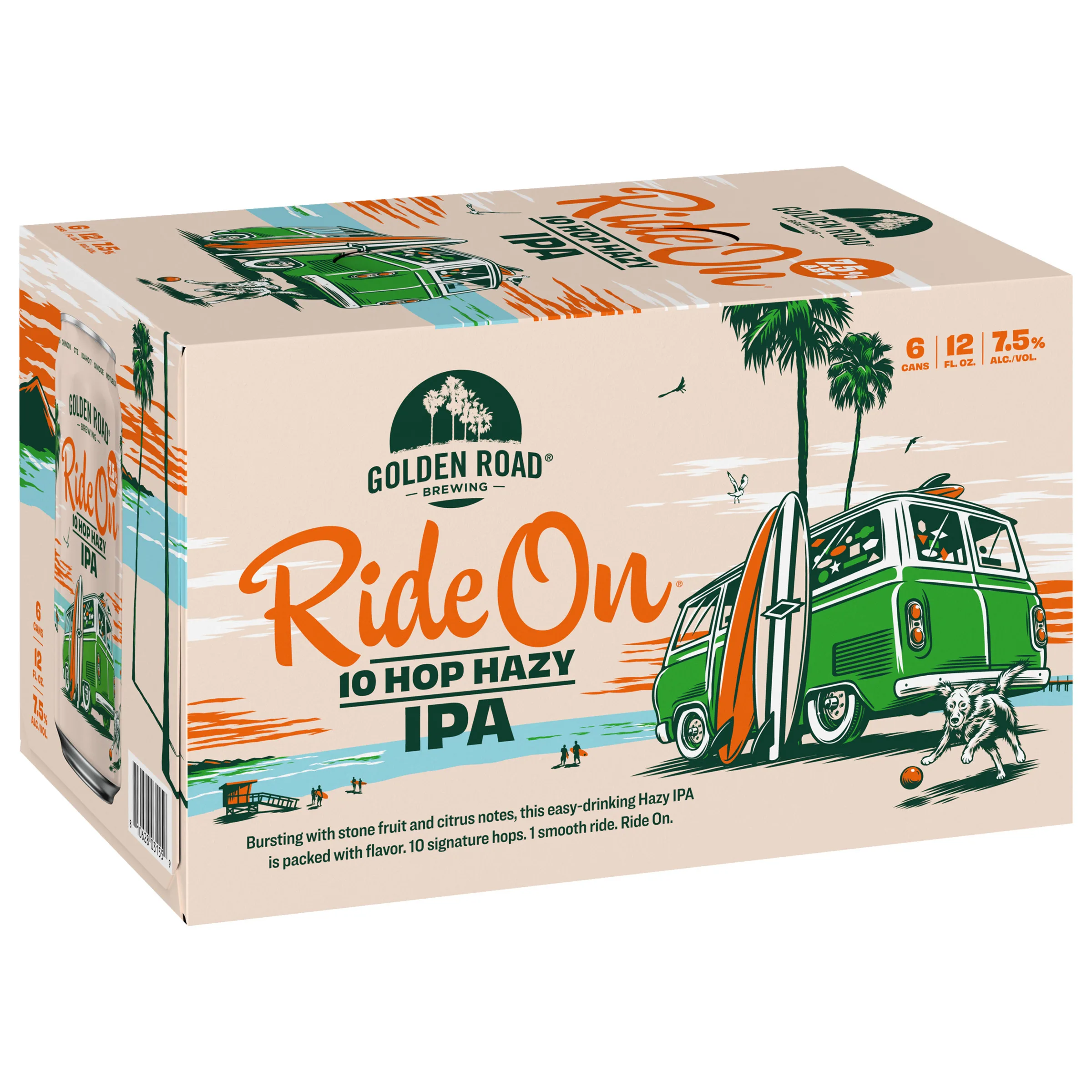Golden Road Brewing Ride On 10 Hop Hazy 6pk Can