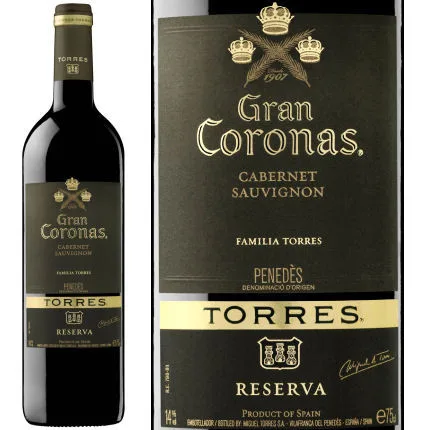 Torres Gran Coronas Reserva Cabernet 2019 Spain