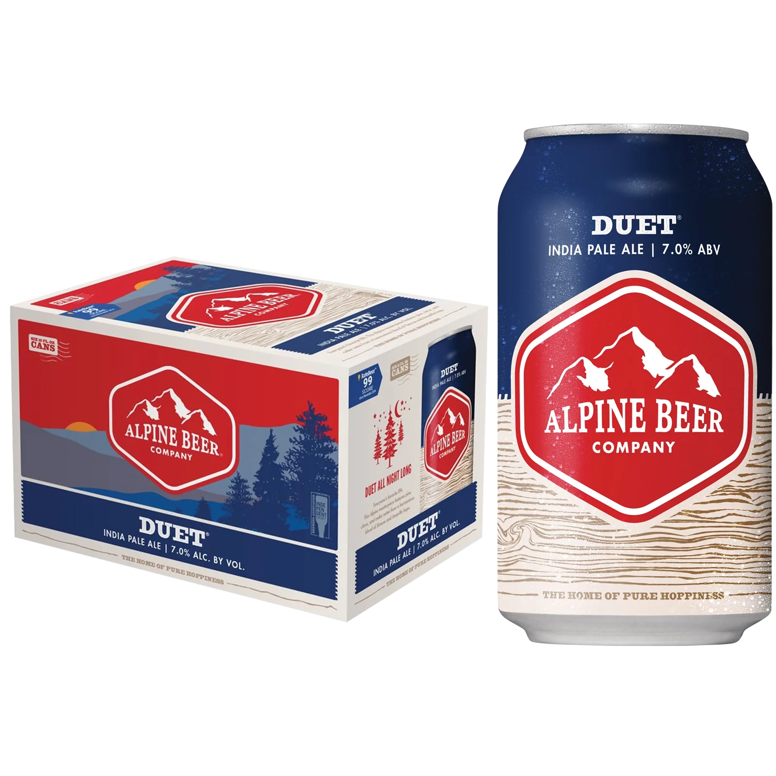 Alpine Duet IPA 6pk Can 7.0% ABV