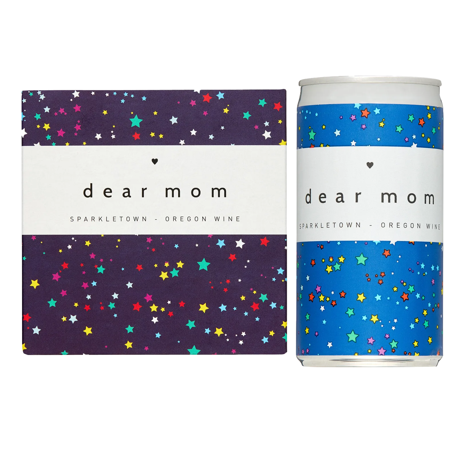 Dear Mom Sparkletown Oregon Wine 4pk Can