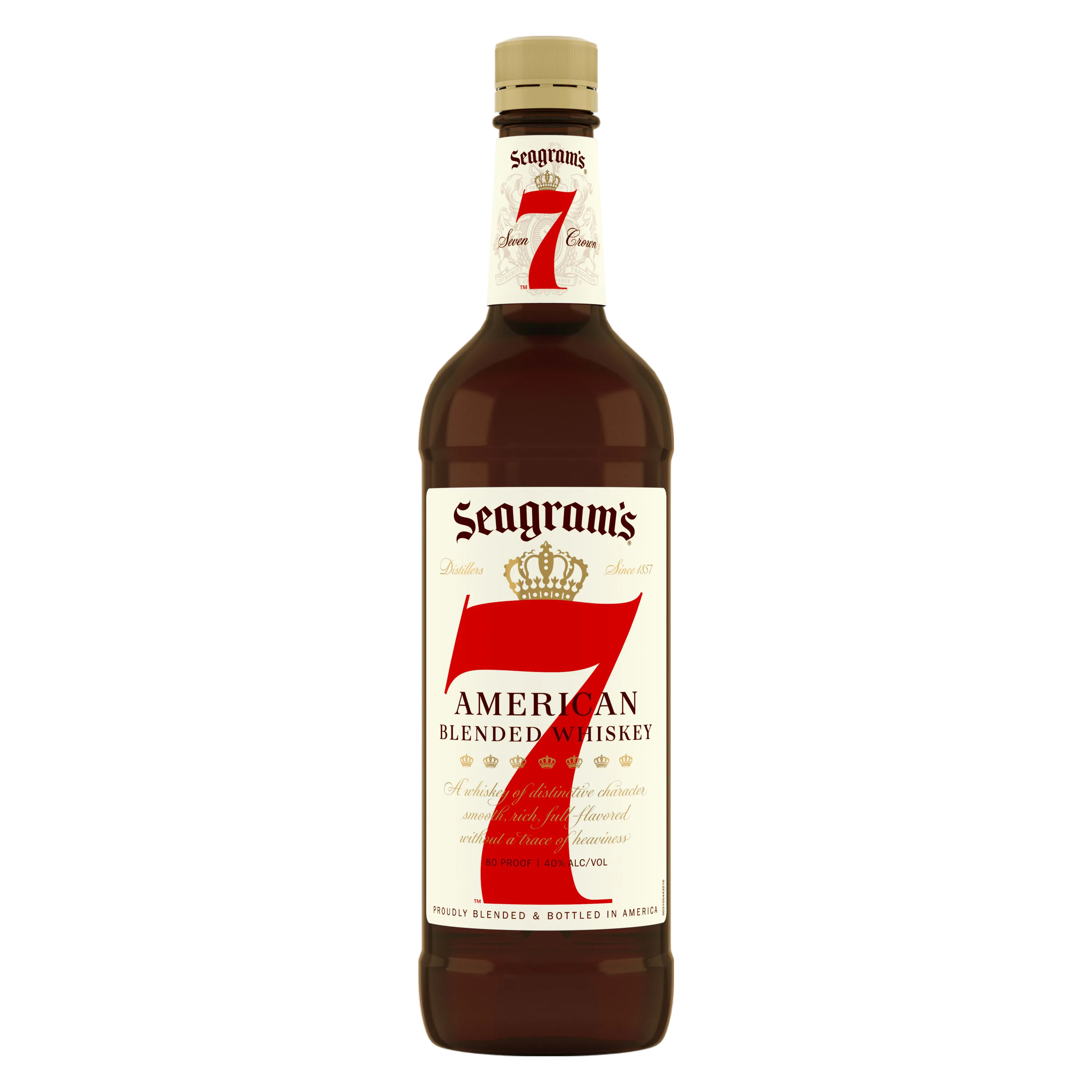 Seagram's 7 Crown American Blended Whiskey, Glass (80 Proof