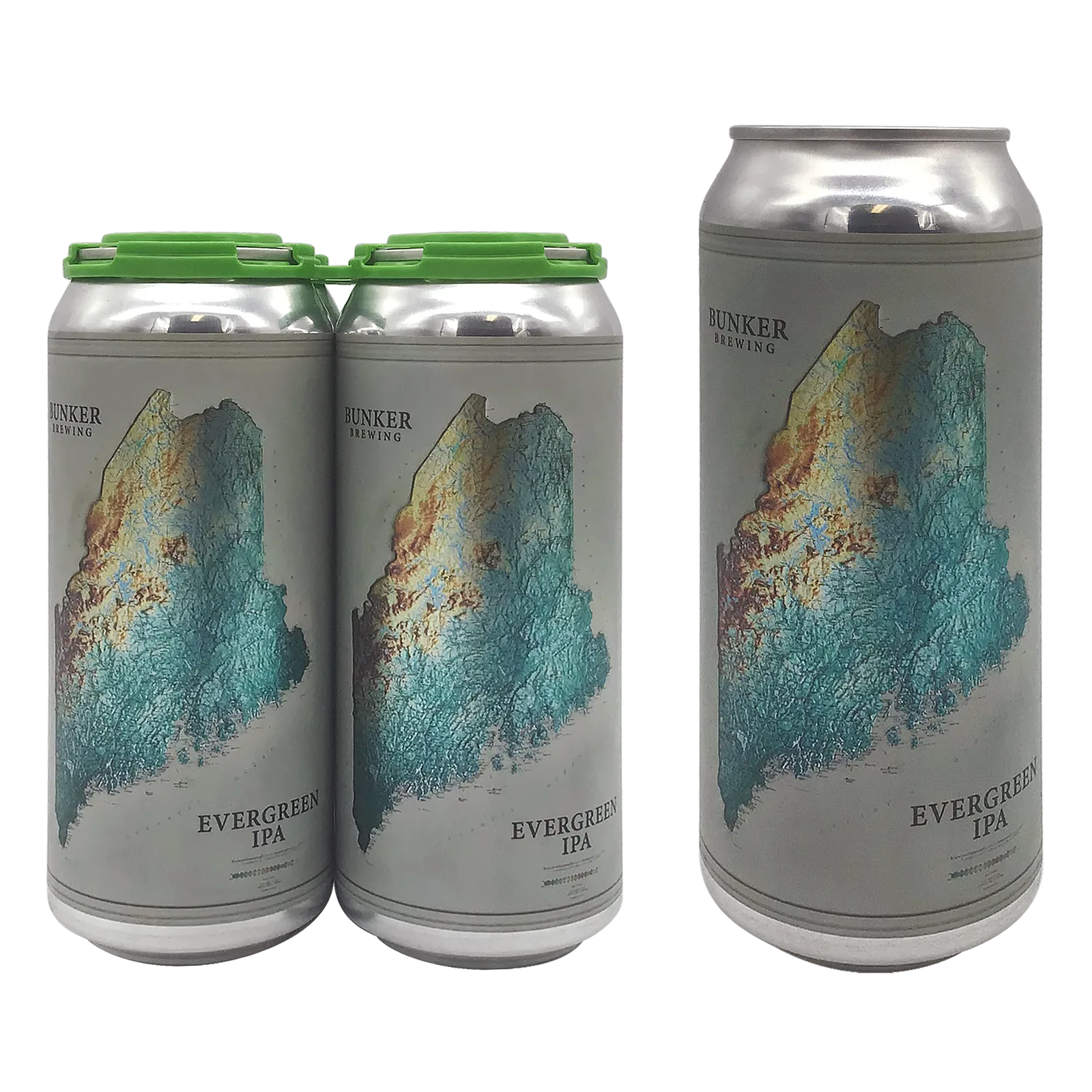 Bunker Brewing Evergreen Ipa 4Pk 16Oz Can 6% Abv