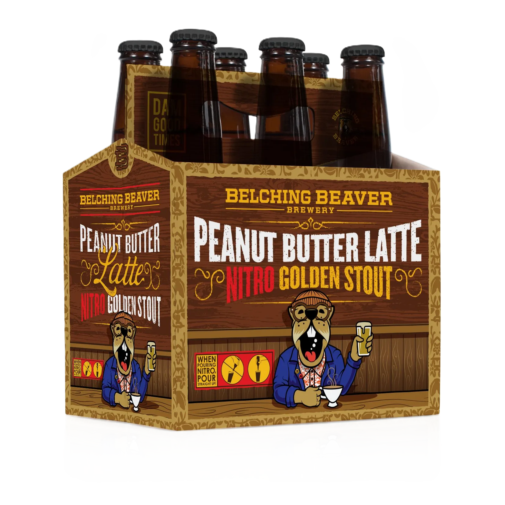 Belching Beaver Peanut Butter Latte Nitro Stout (6PKB