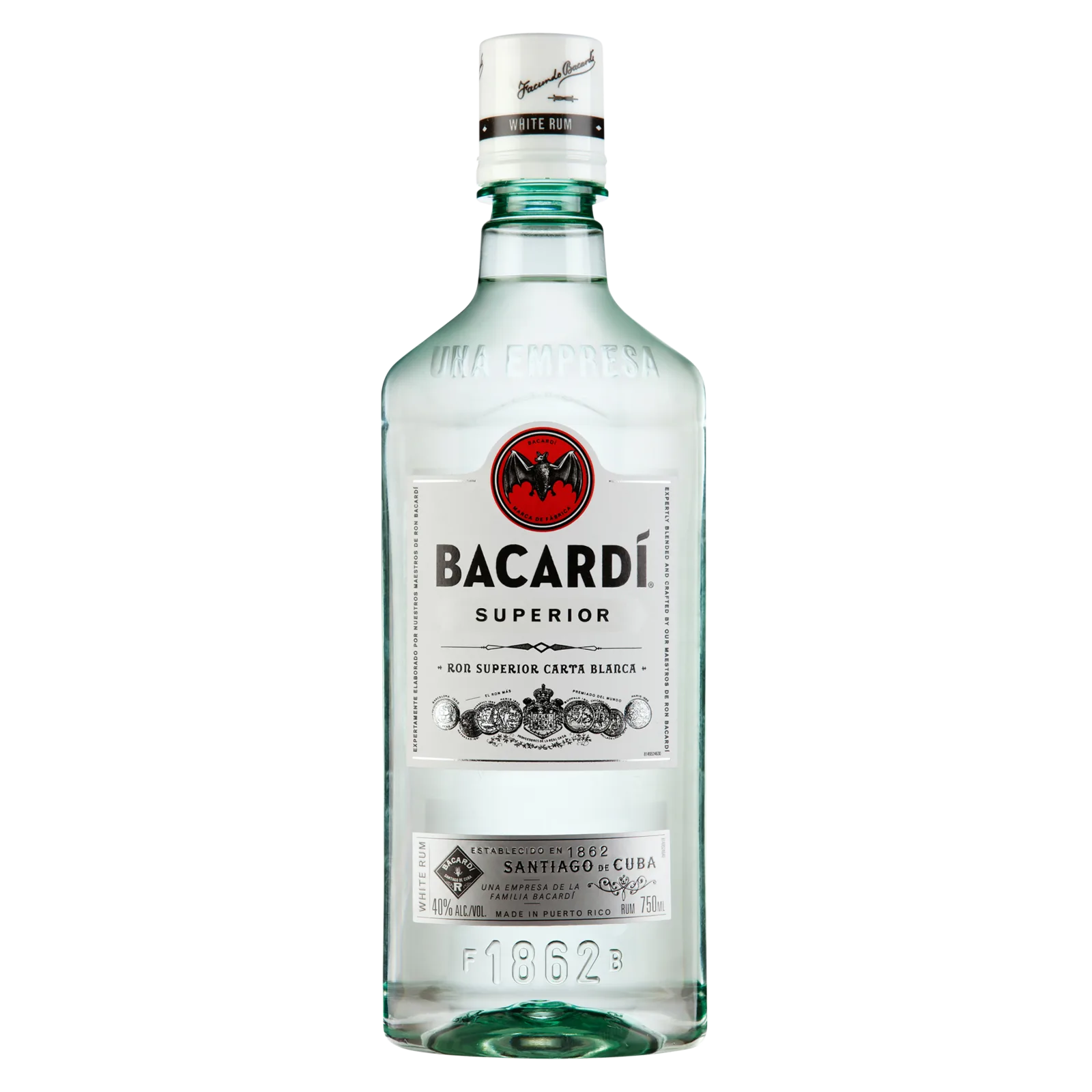 Bacardi Superior White Rum Plastic(80 Proof