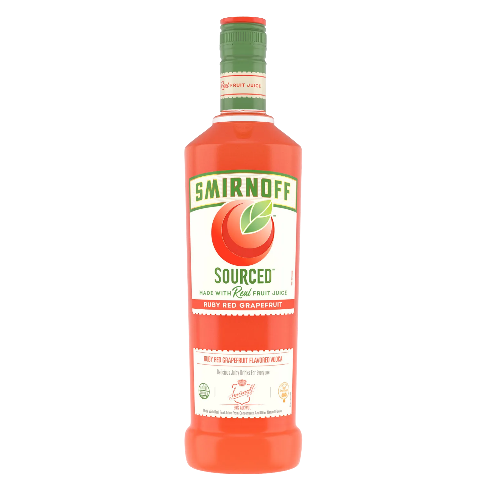 Smirnoff Sourced Ruby Red Grapefruit Vodka