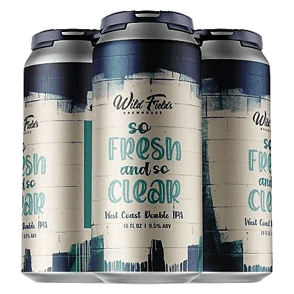 Wild Fields Brewhouse Seasonal DIPA - So Fresh and So Clear 4pk 16oz Can