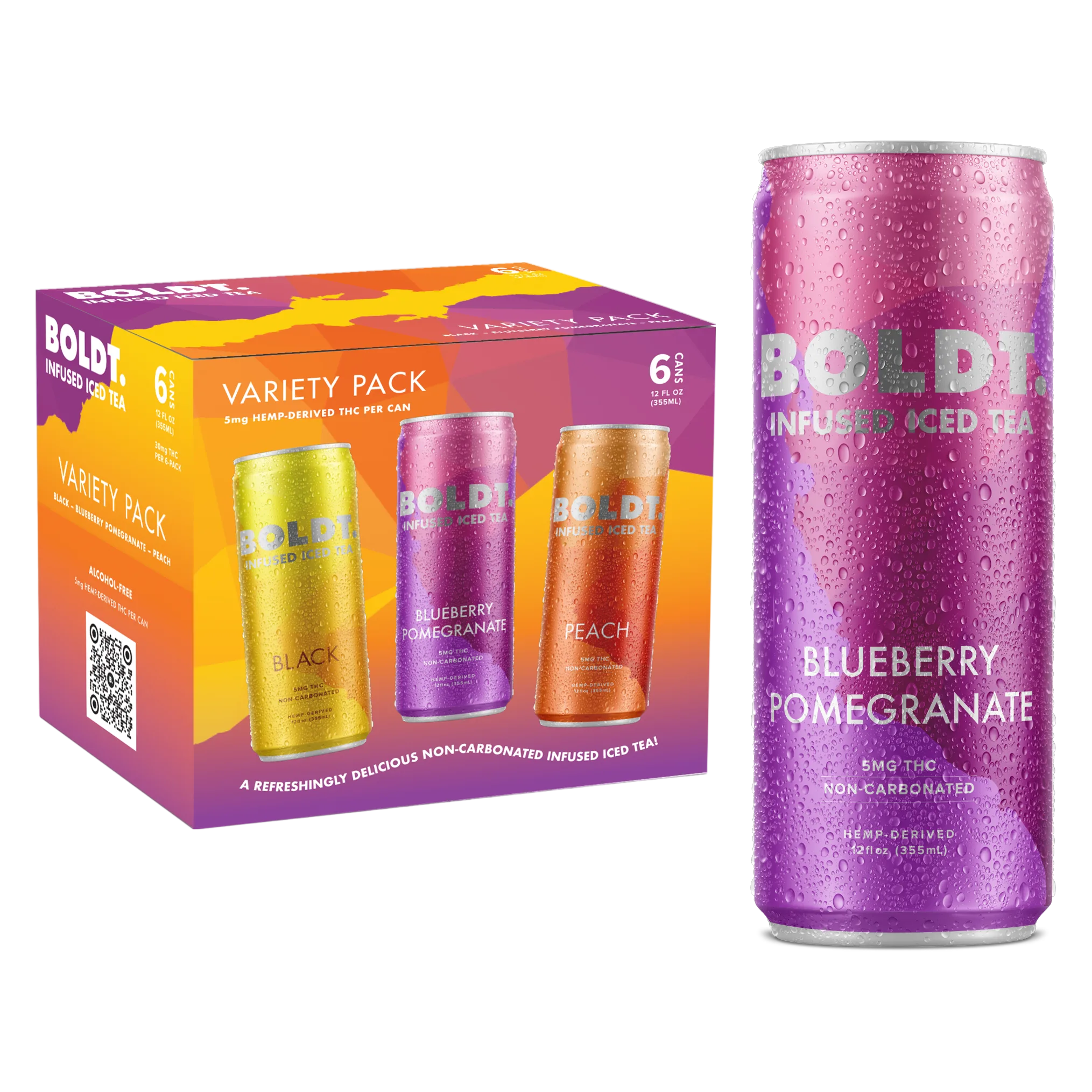 Boldt THC 5mg THC Variety Teas 6pk