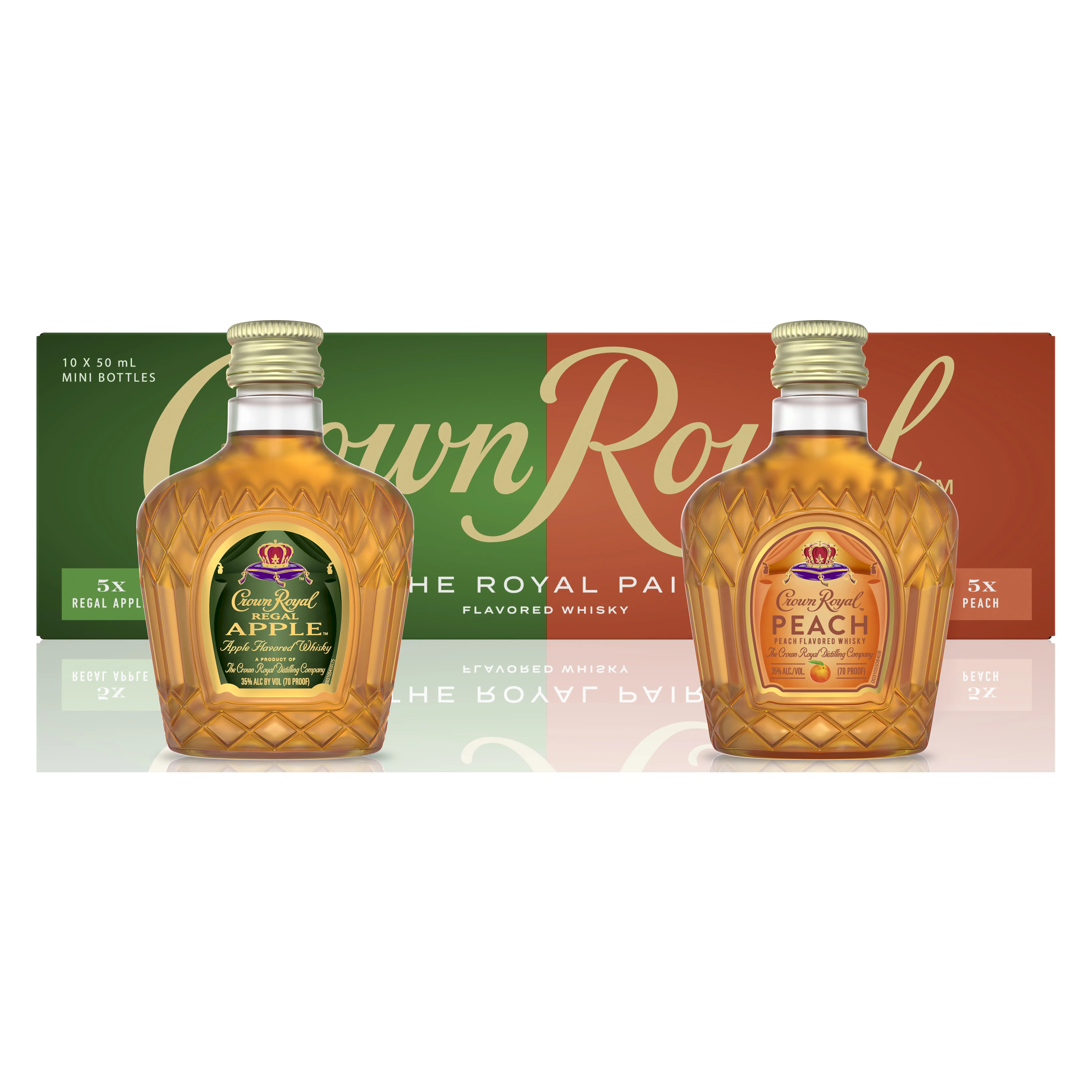 Crown Royal Regal Apple & Peach Flavored Whisky 10pk