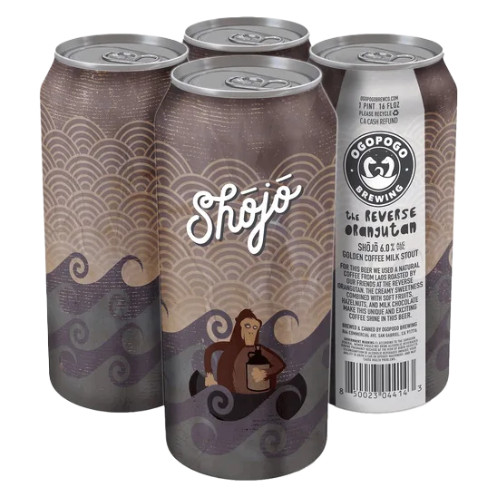 pid: 56638 Ogopogo Brewing Shojo Golden Coffee Milk Stout (4PKC