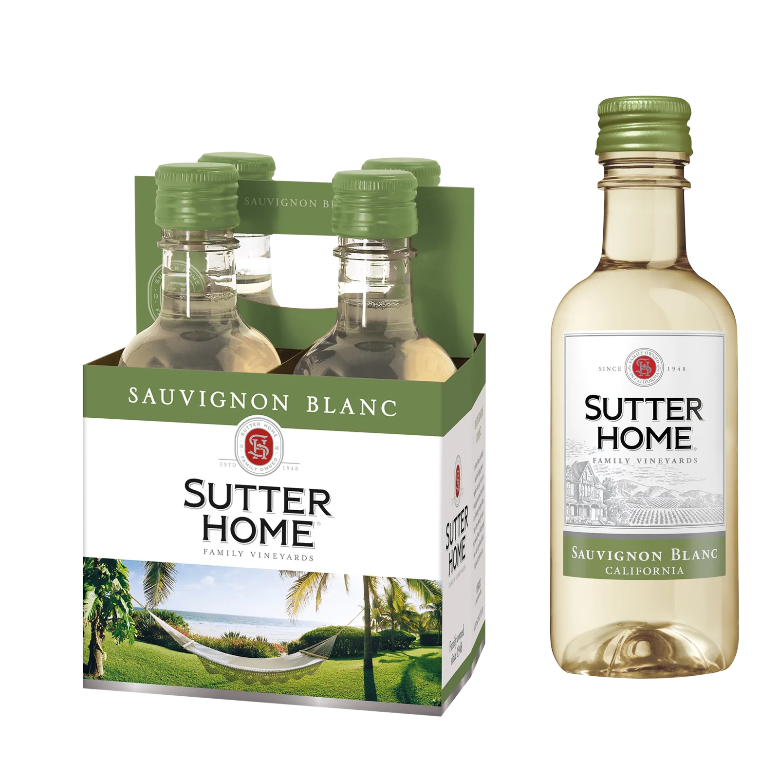 Sutter Home Sauvignon Blanc 4pk 187ml